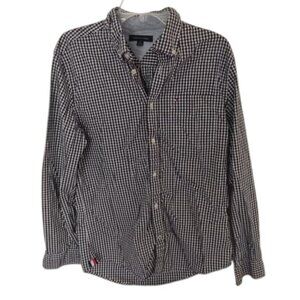 Tommy Hilfiger Men’s Checkered Button Down Shirt Size M
